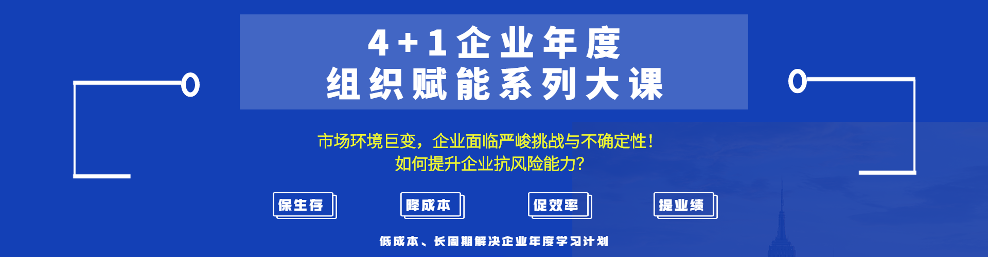 4+1企业年度组织赋能系列大课